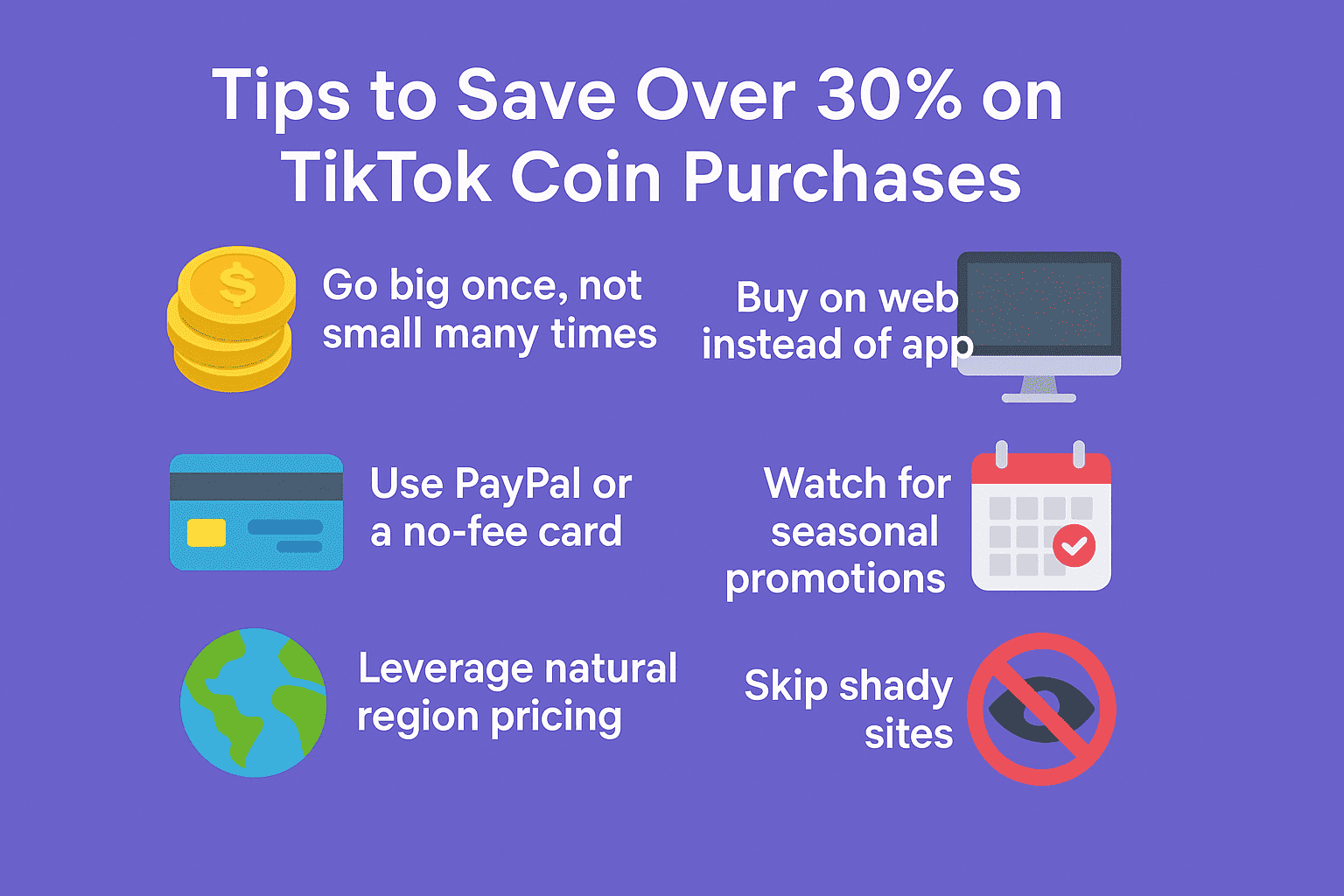 Tips to Save Over 30% on TikTok Coin Purchases