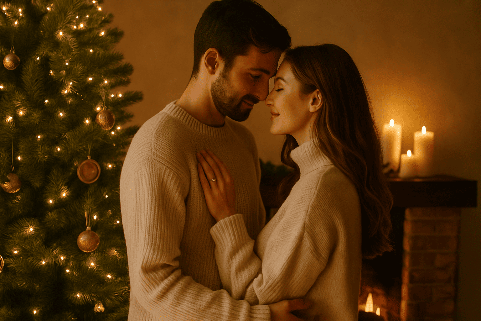 Romantic Christmas Captions